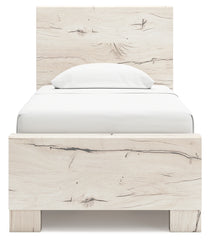 Lawroy Twin Panel Bed with Storage and Nightstand