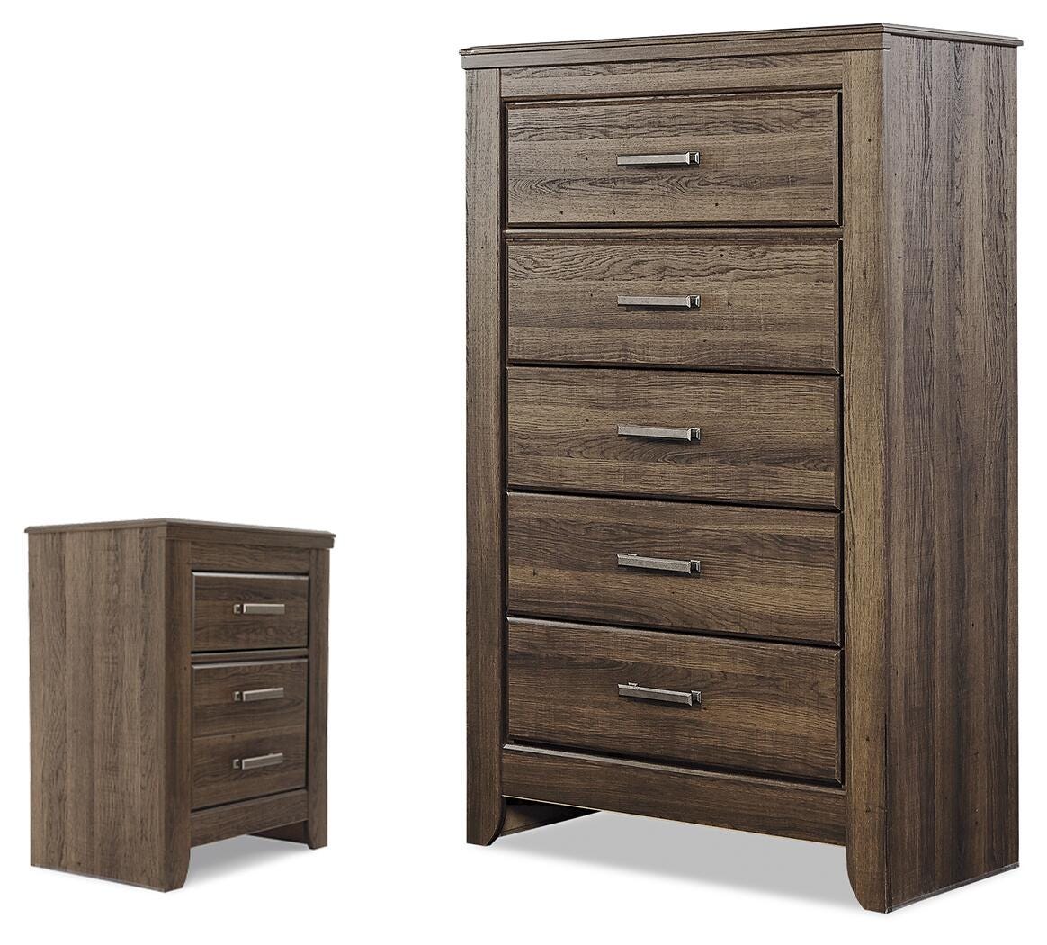 Diamond Furniture - Ashley Furniture - Juararo Chest and Nightstand - Chest and Nightstand - B251B56
