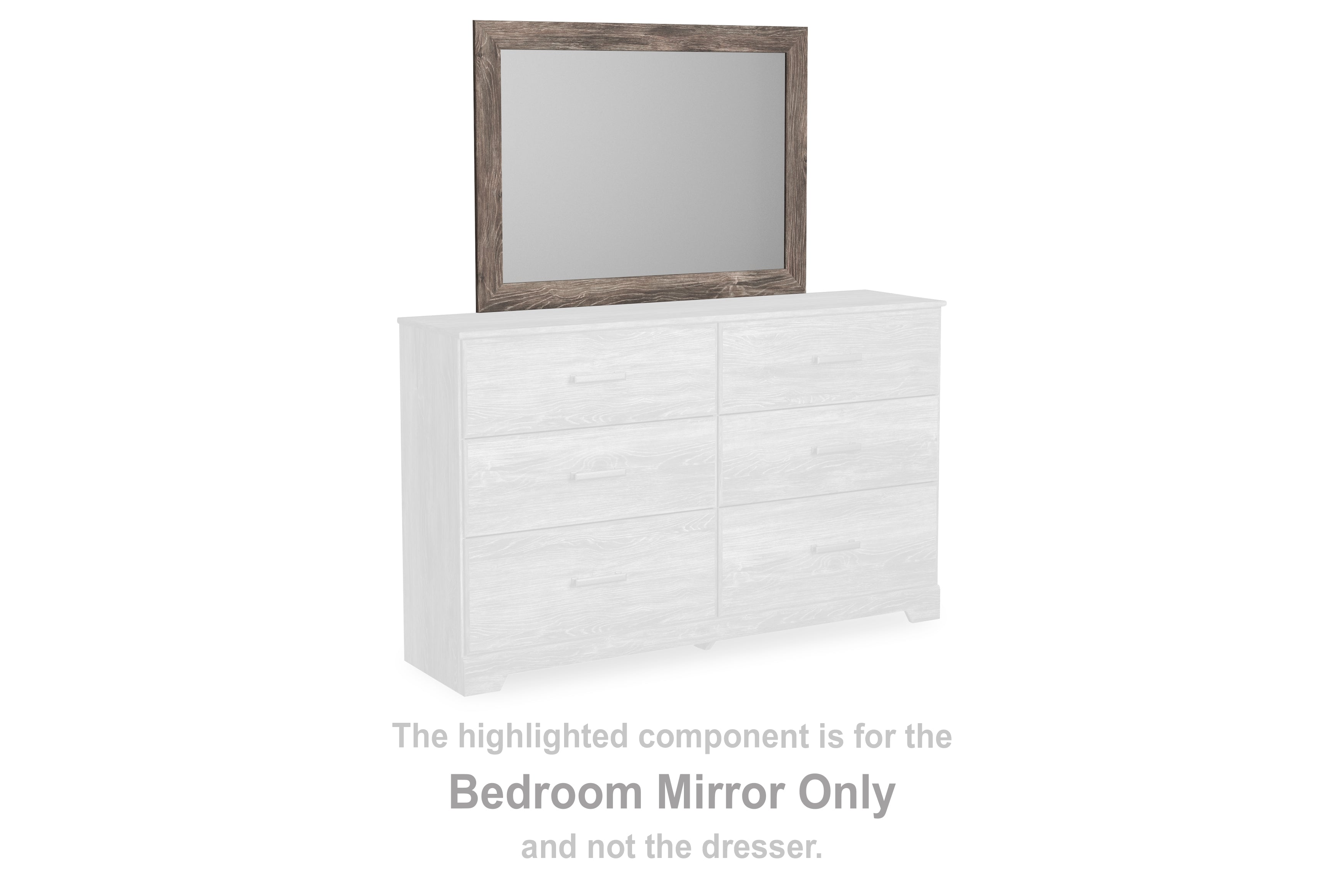 Diamond Furniture - Ashley Furniture - Ralinksi Bedroom - Bedroom Mirror / Gray - B2587-36