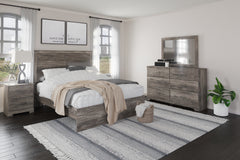 Diamond Furniture - Ashley Furniture - Ralinksi Bedroom - Twin Panel Bed / Gray - B2587B11