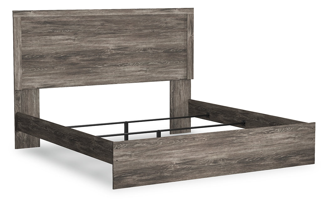 Diamond Furniture - Ashley Furniture - Ralinksi King Panel Bed - King Panel Bed / Gray - B2587B3