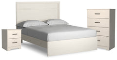 Stelsie Queen Panel Bed, Chest and Nightstand
