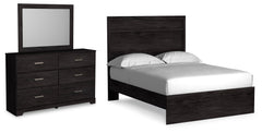 Diamond Furniture - Ashley Furniture - Belachime Full Panel Bed, Dresser and Mirror - Full Panel Bed, Dresser and Mirror - B2589B6
