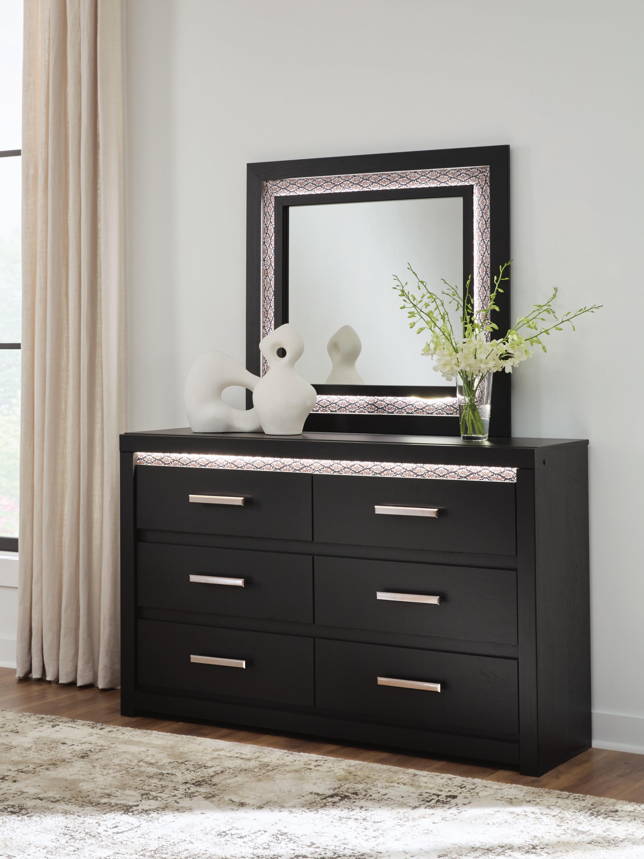 Diamond Furniture - Ashley Furniture - Shoralli Dresser and Mirror - Dresser and Mirror - B2611B1