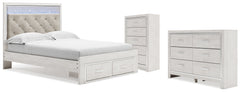 Diamond Furniture - Ashley Furniture - Altyra Queen Storage Bed, Dresser and Chest - Queen Storage Bed, Dresser and Chest - B2640B64