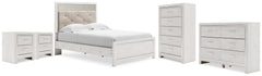 Diamond Furniture - Ashley Furniture - Altyra Full Panel Bed, Dresser, Chest and 2 Nightstands - Full Panel Bed, Dresser, Chest and 2 Nightstands - B2640B81
