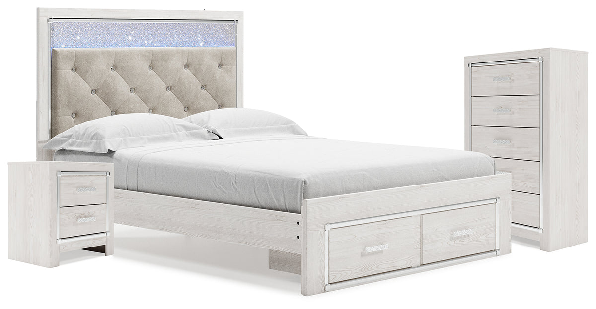 Diamond Furniture - Ashley Furniture - Altyra Queen Storage Bed, Chest and Nightstand - Queen Storage Bed, Chest and Nightstand - B2640B65