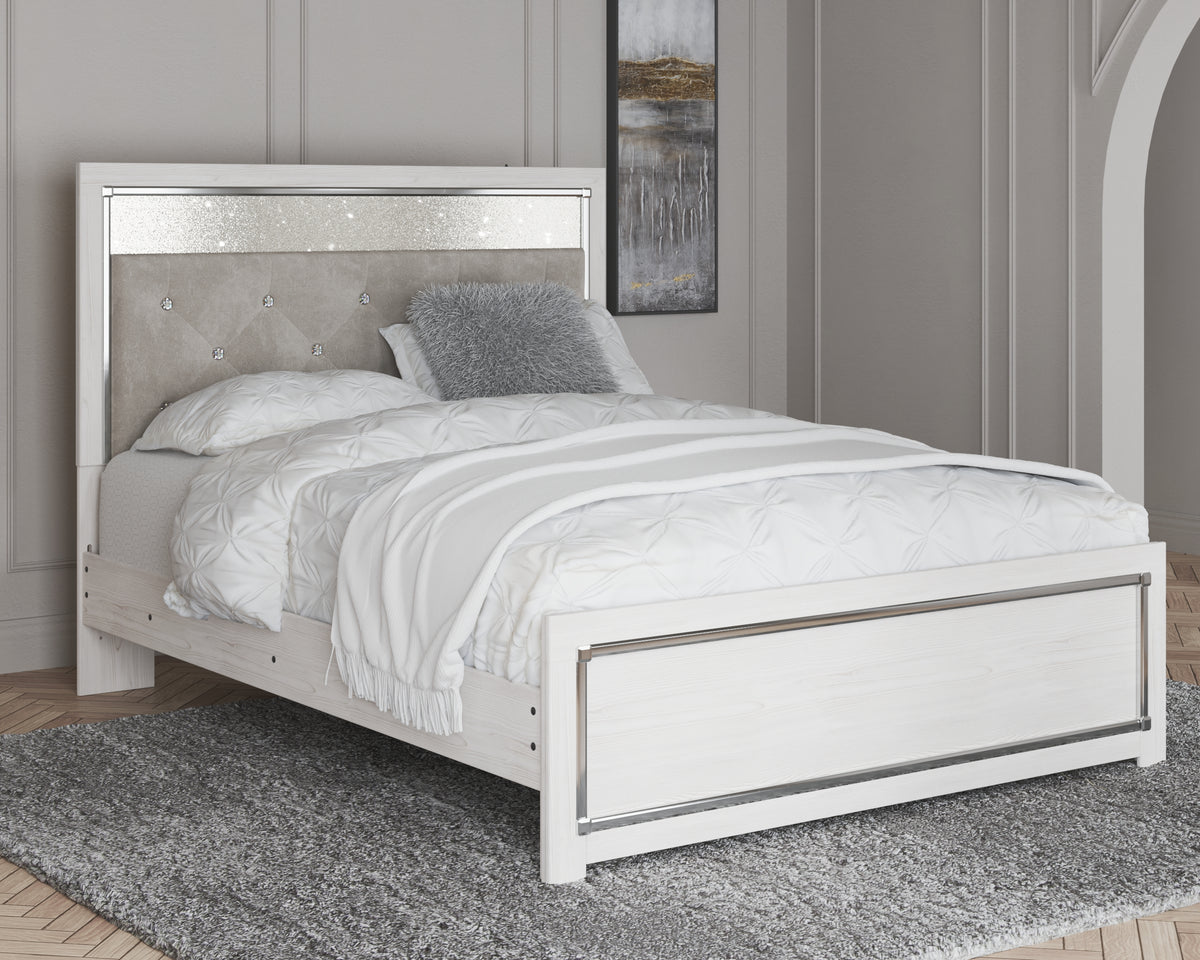 Diamond Furniture - Ashley Furniture - Altyra Queen Panel Bed - Queen Panel Bed - B2640B2