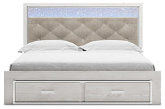Altyra King Storage Panel Bed and Nightstand