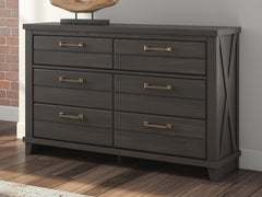 Diamond Furniture - Ashley Furniture - Vonitta Bay Dresser - Six Drawer Dresser - PCB2648-31