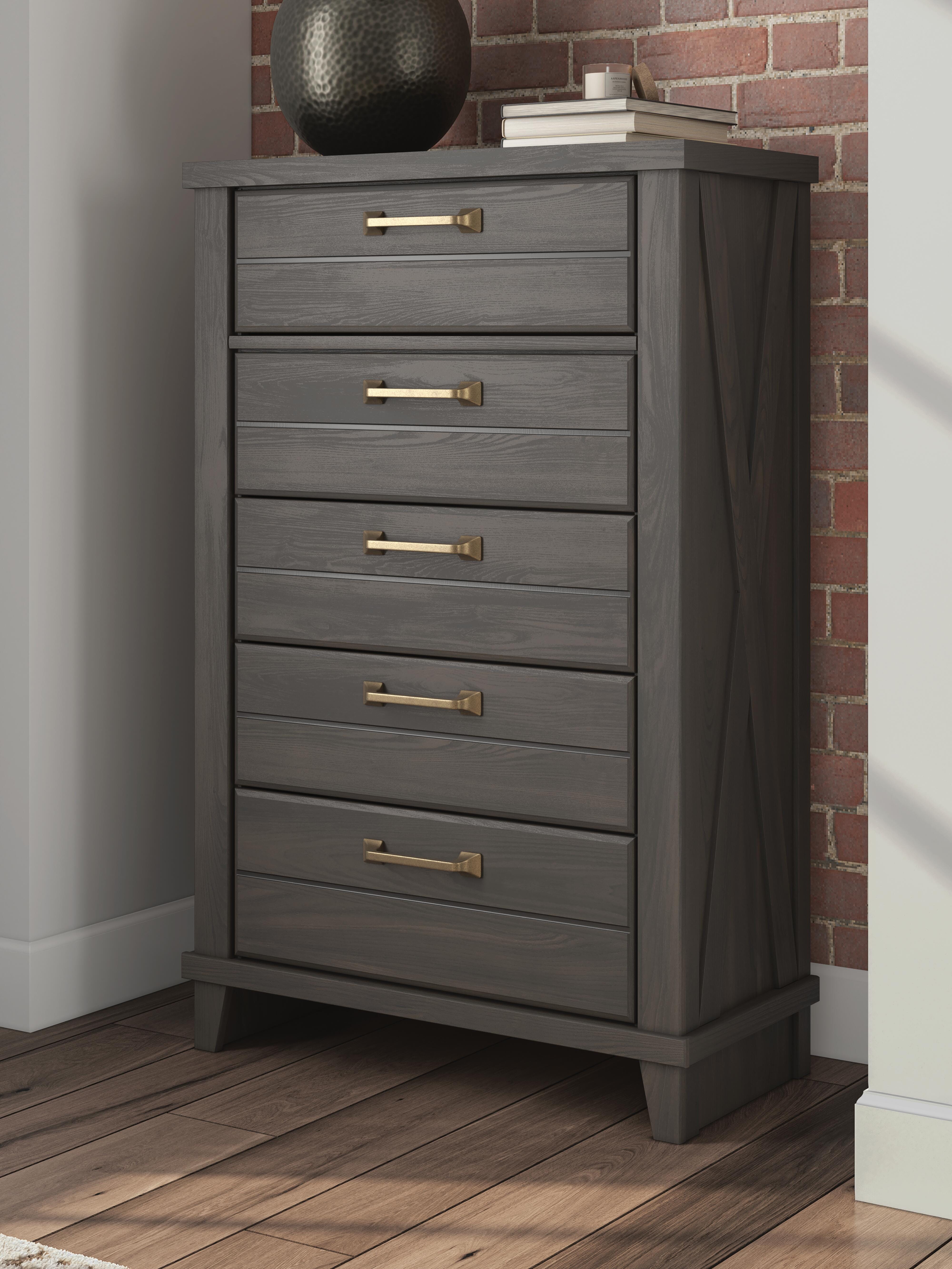 Diamond Furniture - Ashley Furniture - Vonitta Bay Chest of Drawers - Five Drawer Chest - PCB2648-46