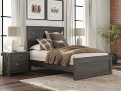 Diamond Furniture - Ashley Furniture - Vonitta Bay Full Panel Bed - Full Panel Bed - PCB2648B3