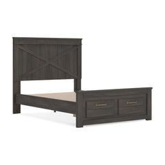 Vonitta Bay Full Panel Platform Storage Bed