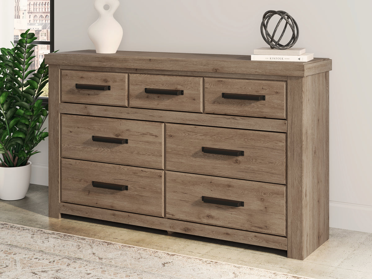 Diamond Furniture - Ashley Furniture - Oliandon Dresser - Seven Drawer Dresser - PCB2844-31