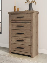 Diamond Furniture - Ashley Furniture - Oliandon Chest of Drawers - Five Drawer Chest - PCB2844-46