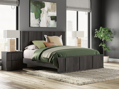 Diamond Furniture - Ashley Furniture - Shaehartin King Panel Platform Bed - King Panel Platform Bed - PCB3167B7