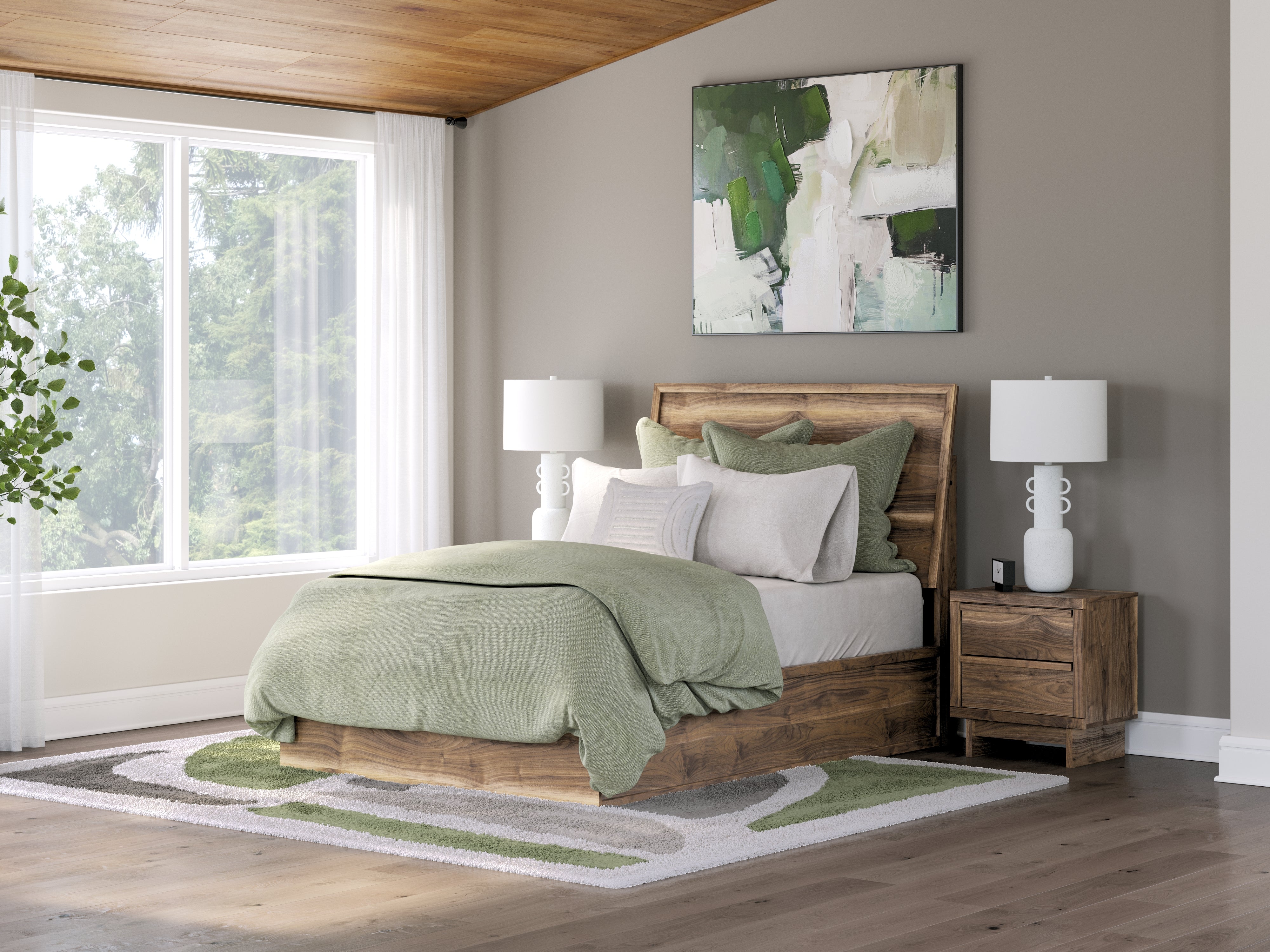 Diamond Furniture - Ashley Furniture - Chirason Bedroom - Full Panel Bed / Brown - PCB3367B22