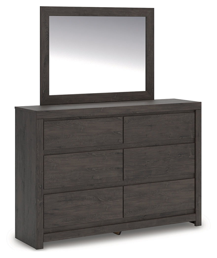 Diamond Furniture - Ashley Furniture - Fraluna Dresser and Mirror - Dresser and Mirror - PCB3370B1