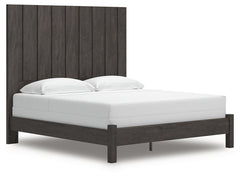 Diamond Furniture - Ashley Furniture - Fraluna King Panel Bed - King Panel Bed / Charcoal - PCB3370B8