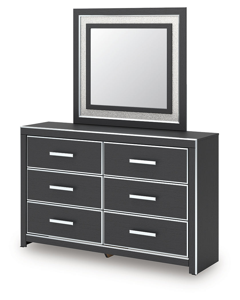 Zuraleus King Storage Bed, Dresser, Mirror, Chest and Nightstand