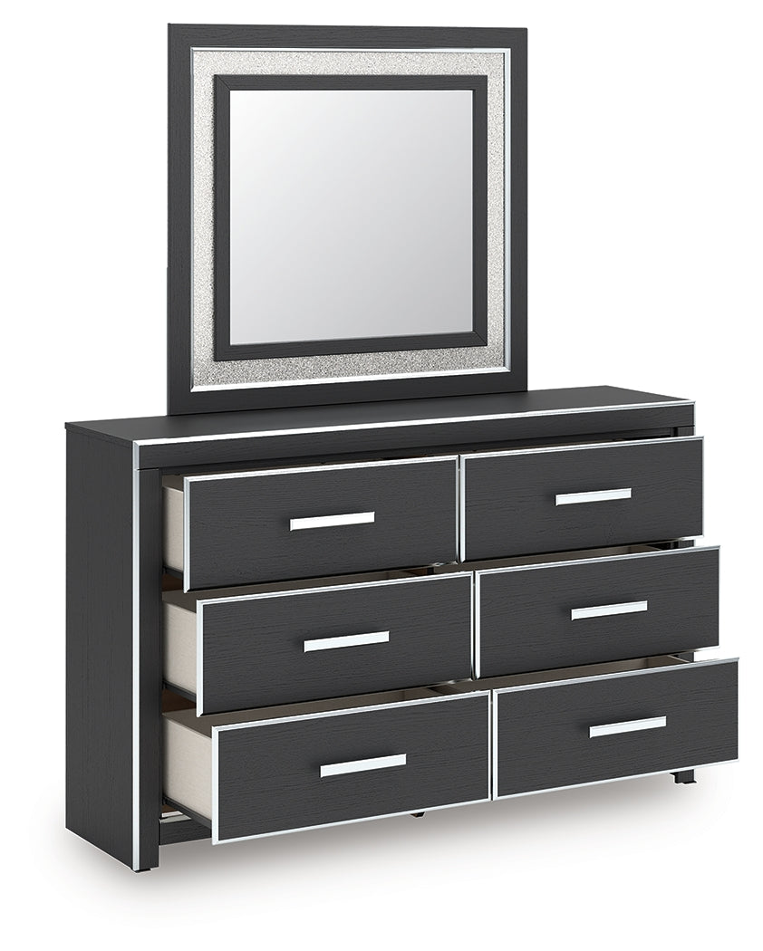 Zuraleus King Storage Bed, Dresser, Mirror, Chest and Nightstand