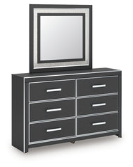 Zuraleus King Upholstered Bed, Dresser, Mirror and 2 Nightstands