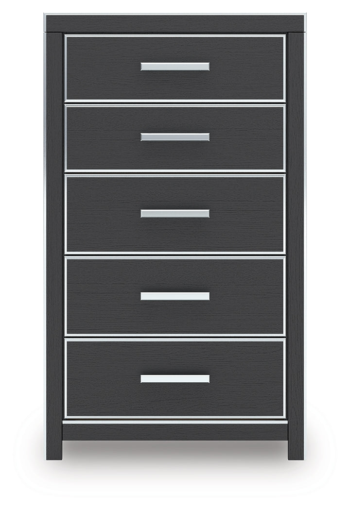 Zuraleus King Storage Bed, Dresser, Mirror, Chest and Nightstand