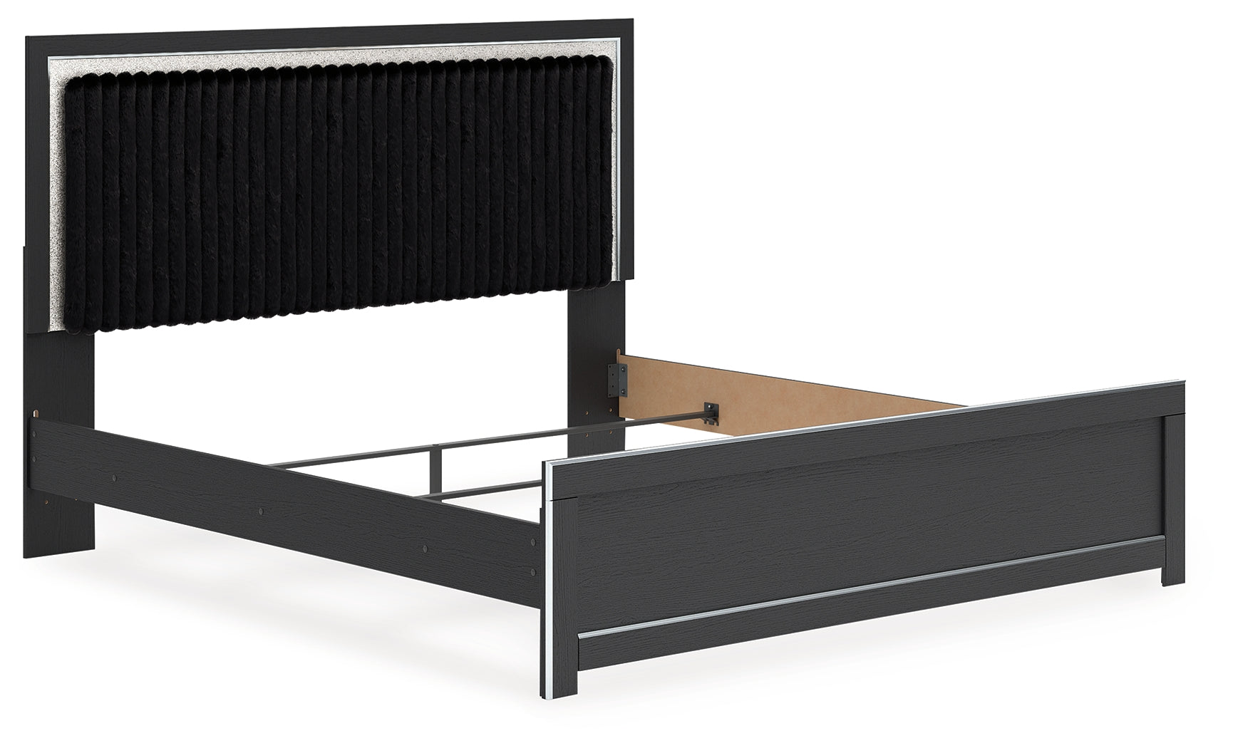 Zuraleus King Panel Bed, Dresser, Mirror and Nightstand