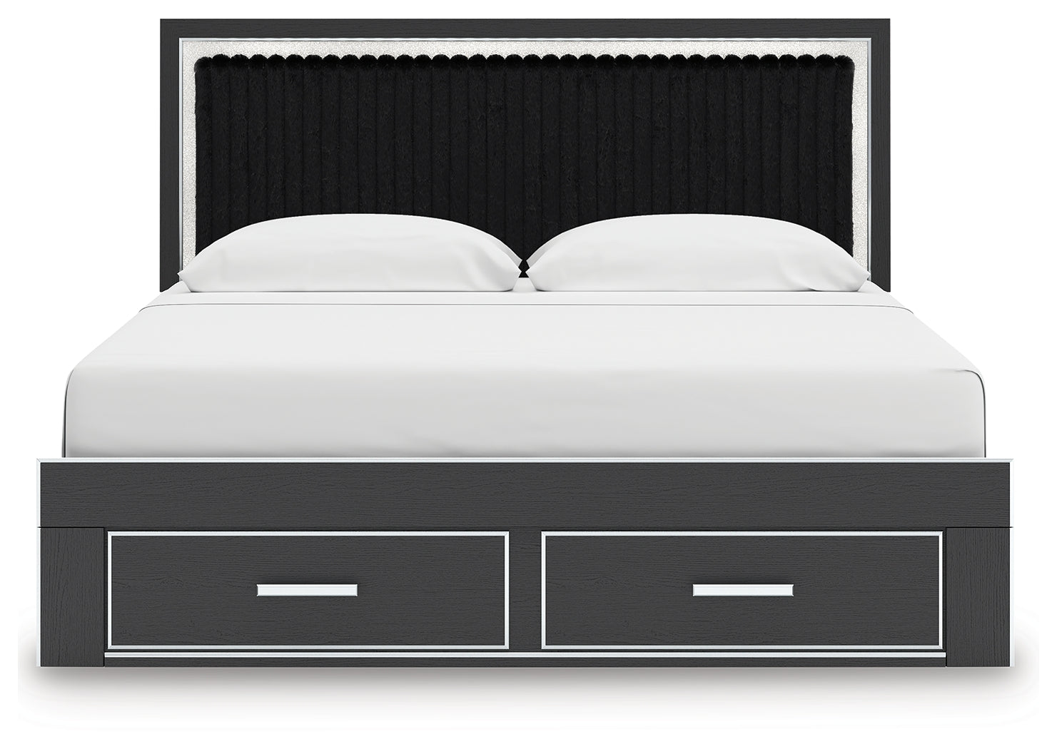 Zuraleus King Storage Bed, Dresser, Mirror, Chest and Nightstand