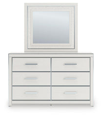 Zuraleus Queen Upholstered Platform Bed, Dresser, Mirror and Nightstand