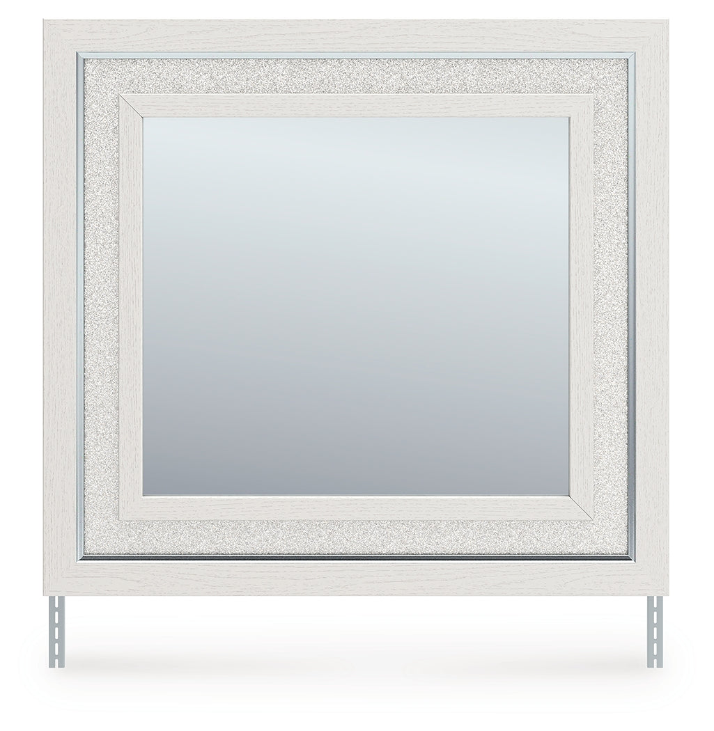Diamond Furniture - Ashley Furniture - Zuraleus Mirror - Bedroom Mirror / White - PCB3381-36