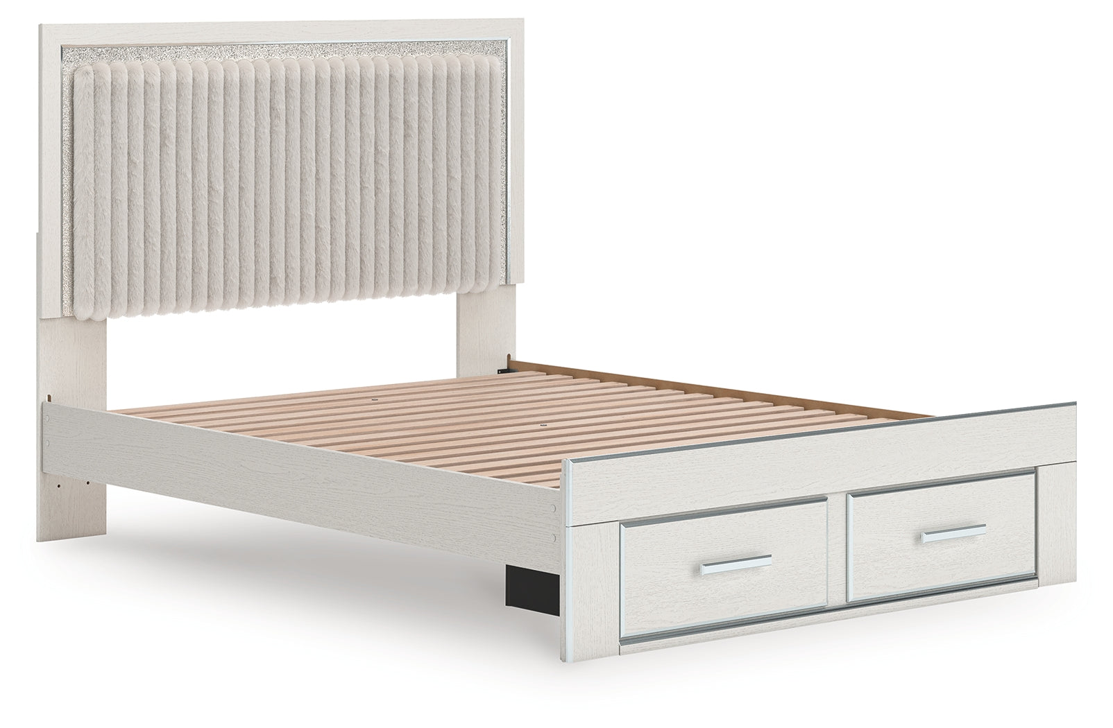 Zuraleus Queen Storage Bed, Dresser, Mirror and Nightstand