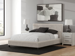Diamond Furniture - Ashley Furniture - Zuraleus Queen Upholstered Bed - Queen Upholstered Bed / White - PCB3381B11