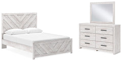 Diamond Furniture - Ashley Furniture - Cayboni Queen Panel Bed, Dresser and Mirror - Queen Panel Bed, Dresser and Mirror - B3788B5