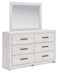 Diamond Furniture - Ashley Furniture - Cayboni Dresser and Mirror - Dresser and Mirror / Whitewash - B3788B1