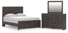 Diamond Furniture - Ashley Furniture - Prendonea Queen Panel Bed, Dresser and Mirror - Queen Panel Bed, Dresser and Mirror - B3789B7