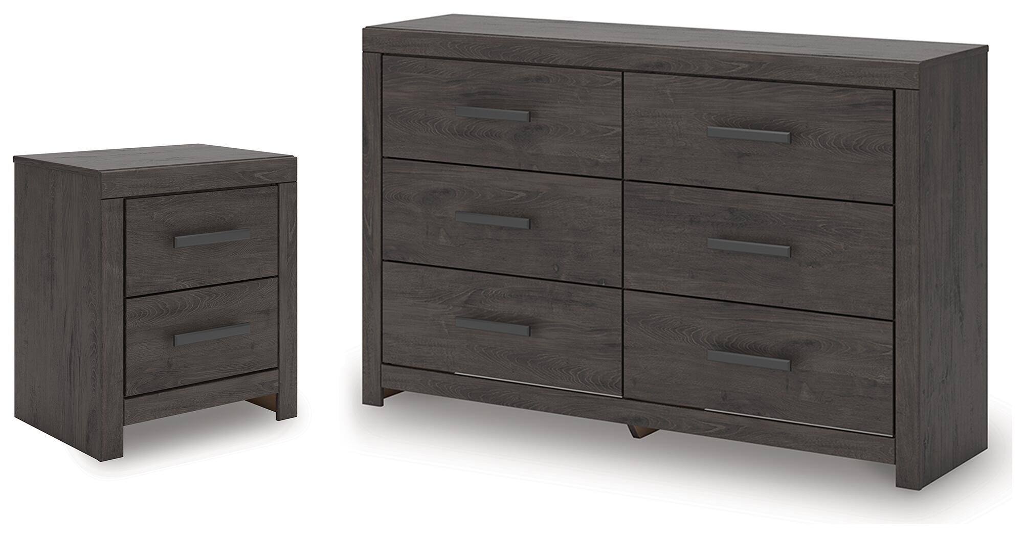 Diamond Furniture - Ashley Furniture - Prendonea Dresser and Nightstand - Dresser and Nightstand - B3789B15