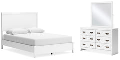 Diamond Furniture - Ashley Furniture - Binterglen Queen Panel Bed, Dresser and Mirror - Queen Panel Bed, Dresser and Mirror - B427B7