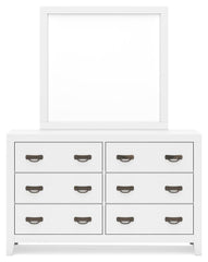 Binterglen Queen Panel Bed, Dresser and Mirror