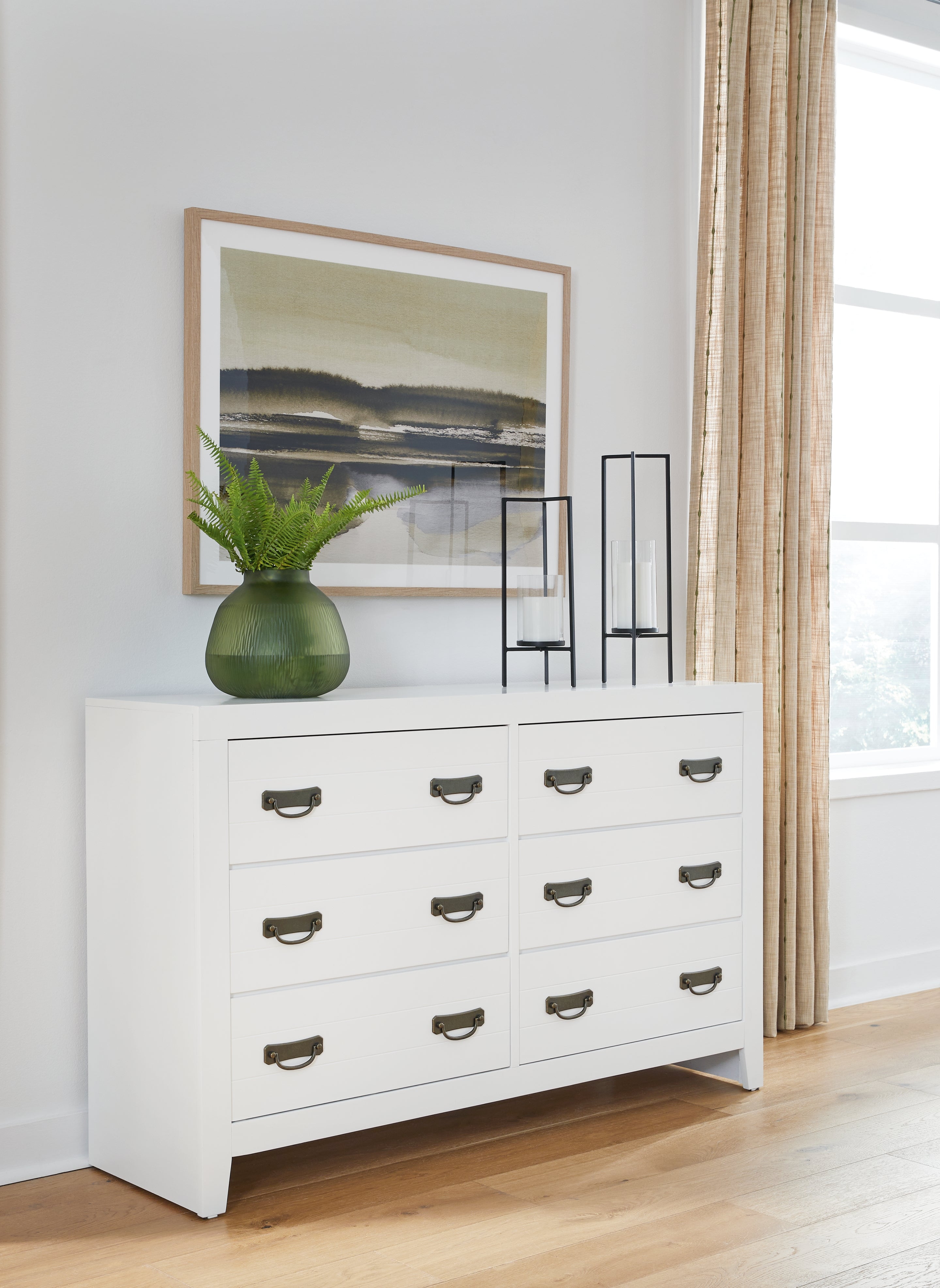 Diamond Furniture - Ashley Furniture - Binterglen Bedroom - Dresser / White - B427-31
