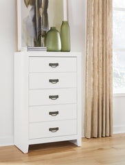 Diamond Furniture - Ashley Furniture - Binterglen Chest of Drawers - Five Drawer Chest - B427-46