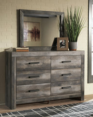 Diamond Furniture - Ashley Furniture - Wynnlow Dresser and Mirror - Dresser and Mirror / Gray - B440B1
