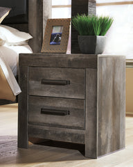 Diamond Furniture - Ashley Furniture - Wynnlow Nightstand - Two Drawer Night Stand / Gray - B440-92