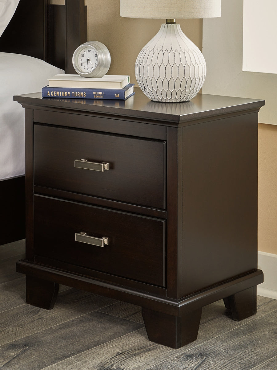 Diamond Furniture - Ashley Furniture - Covetown Nightstand - Two Drawer Night Stand - B441-92