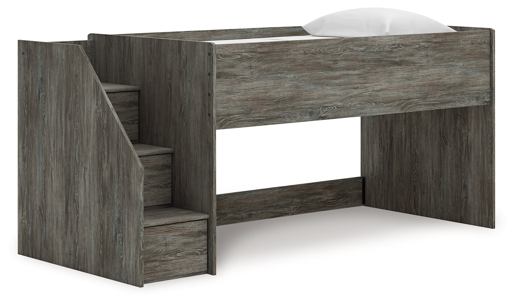Diamond Furniture - Ashley Furniture - Frandern Bedroom - Twin Loft Bed / Gray - B4480B12