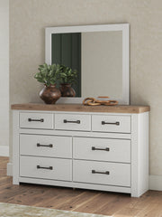 Diamond Furniture - Ashley Furniture - Savonport Dresser and Mirror - Dresser and Mirror - B4615B1