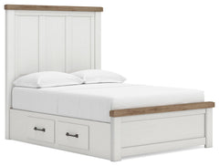 Savonport Full Panel Bed with Storage