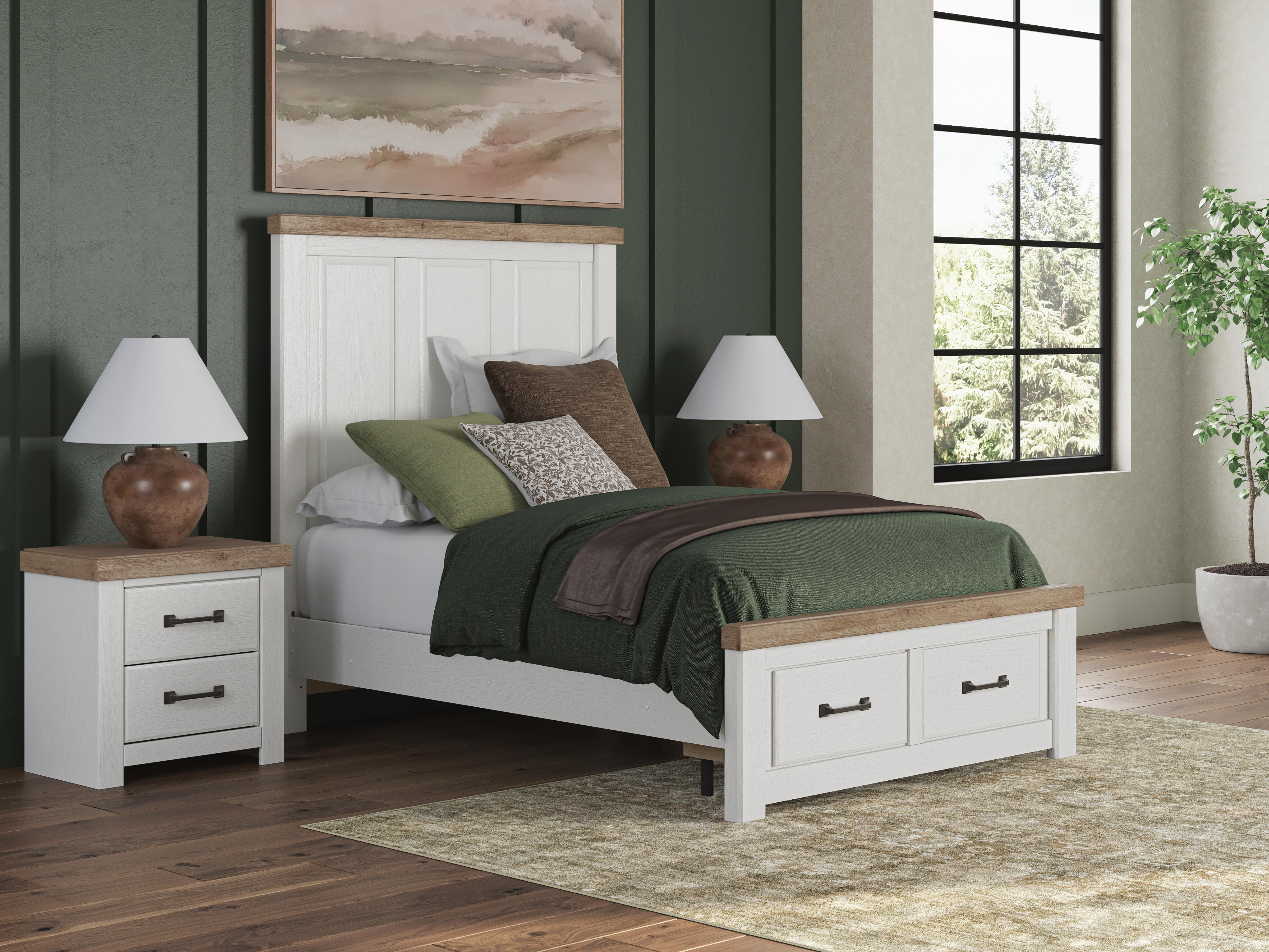 Diamond Furniture - Ashley Furniture - Savonport Full Panel Storage Bed - Full Panel Storage Bed - B4615B6
