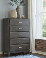 Diamond Furniture - Ashley Furniture - Caitbrook Chest of Drawers - Five Drawer Chest - B476-46