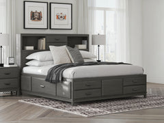 Diamond Furniture - Ashley Furniture - Mazing King Storage Bed - King Storage Bed - PCB478B6
